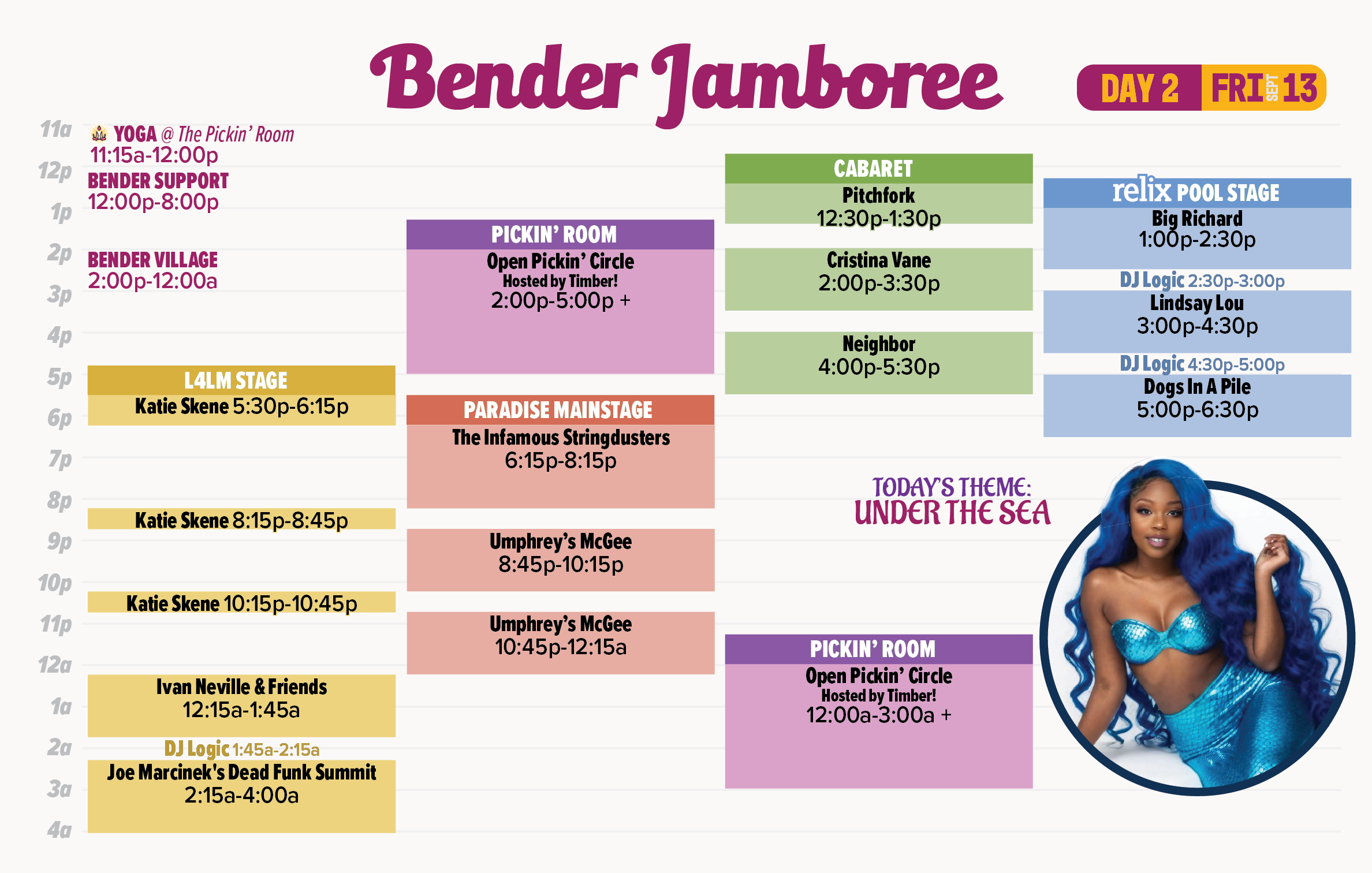 2024 Bender Jamboree Schedule 9-13-24