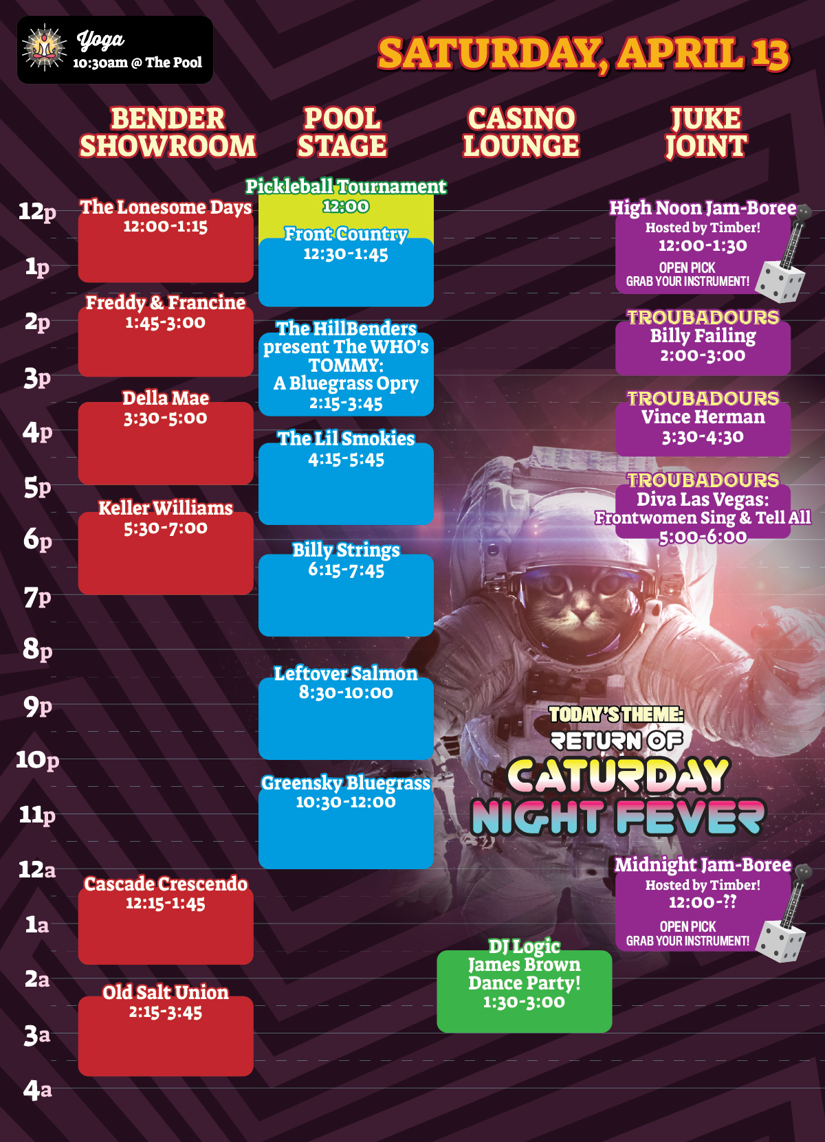 2019 Bender Jamboree Schedule 4-13-19